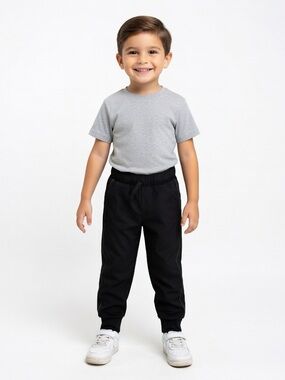 Boys’ Black Jogger Pants